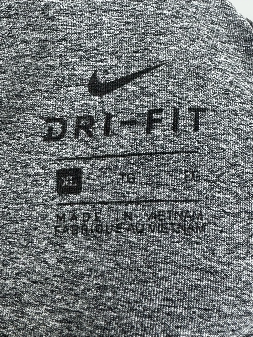 NIKE PRO | Gray Heather High-Rise Fitted Dri-Fit Shorts Women’s Size X-Large